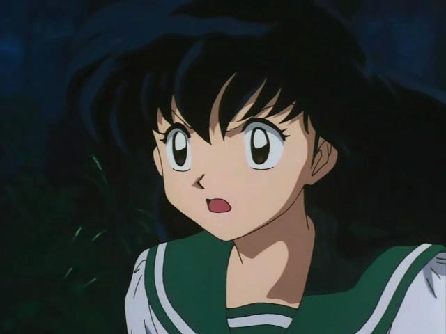 Otaku Gallery  / Anime e Manga / Inu-Yasha / Screen Shots / Episodi / 013 - L`enigma della luna nuova! Inuyasha dai capelli neri! / 114.jpg